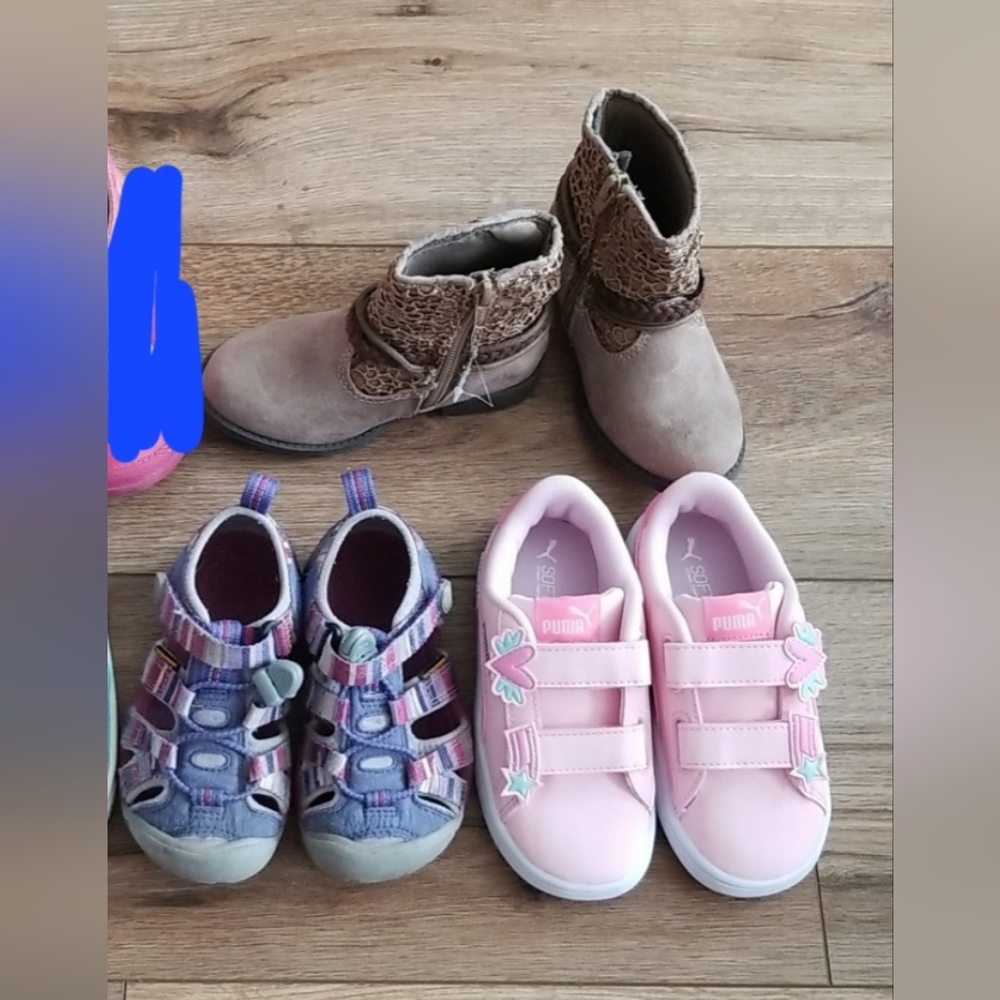 Lot of 3, Size 8 NEW Maggie & Zoe Boots, Keens, Puma Sneakers